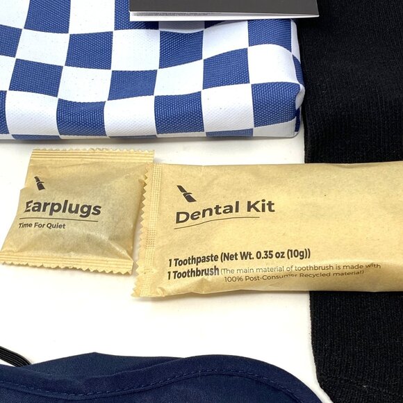 American Airlines x Brandon Blackwood Amenity Kit Hygiene Sleep Mask Socks - Picture 5 of 5
